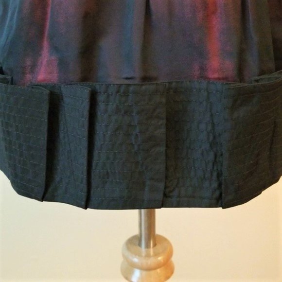 BCBG MaxAzria Red & Black Ombre Runway One-Shoulder Mini Dress - Size 2 - Picture 13 of 16